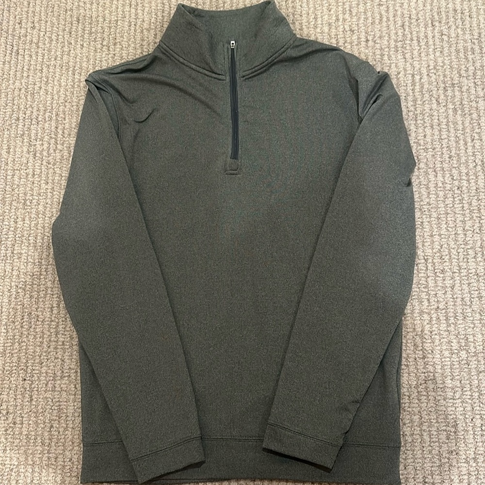Men's 3/4 Zip Performance Pullover Onward Reserve Size S. Heathered gray